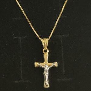 Златен синджир с кръст