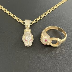 Луксозен златен комплект Cartier